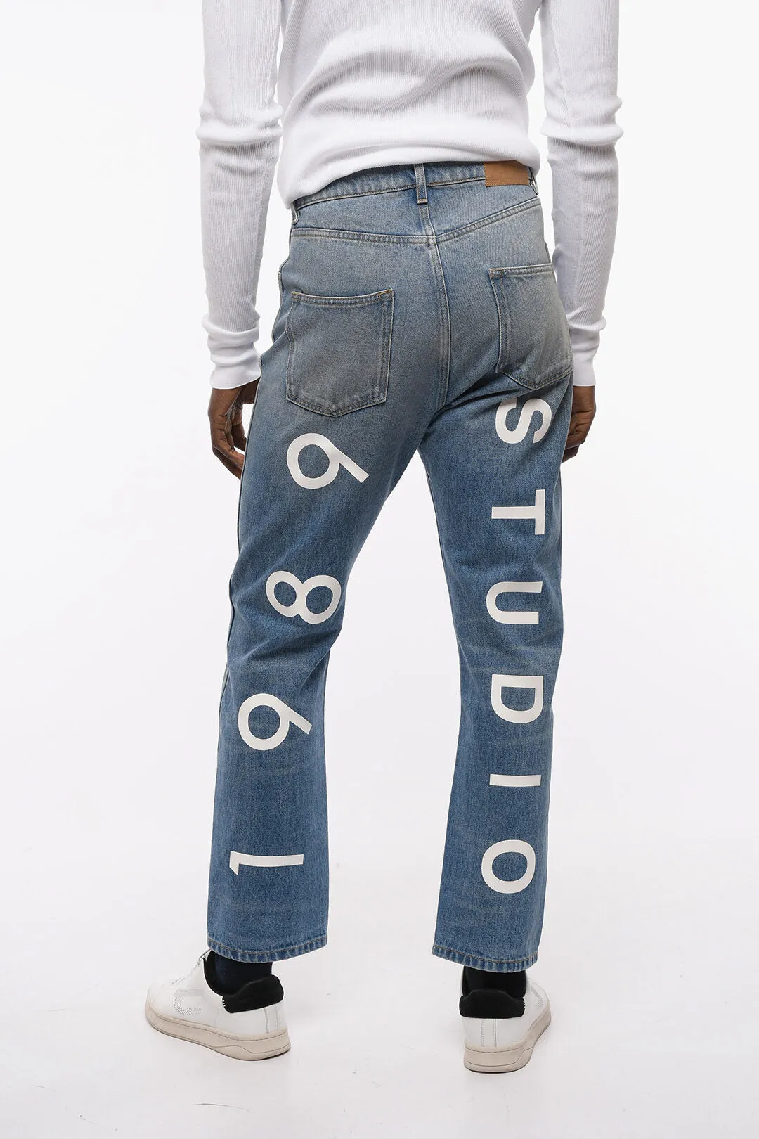 1989 Studio Regular Fit 702 Jeans with Studio Print on the Back 21cm