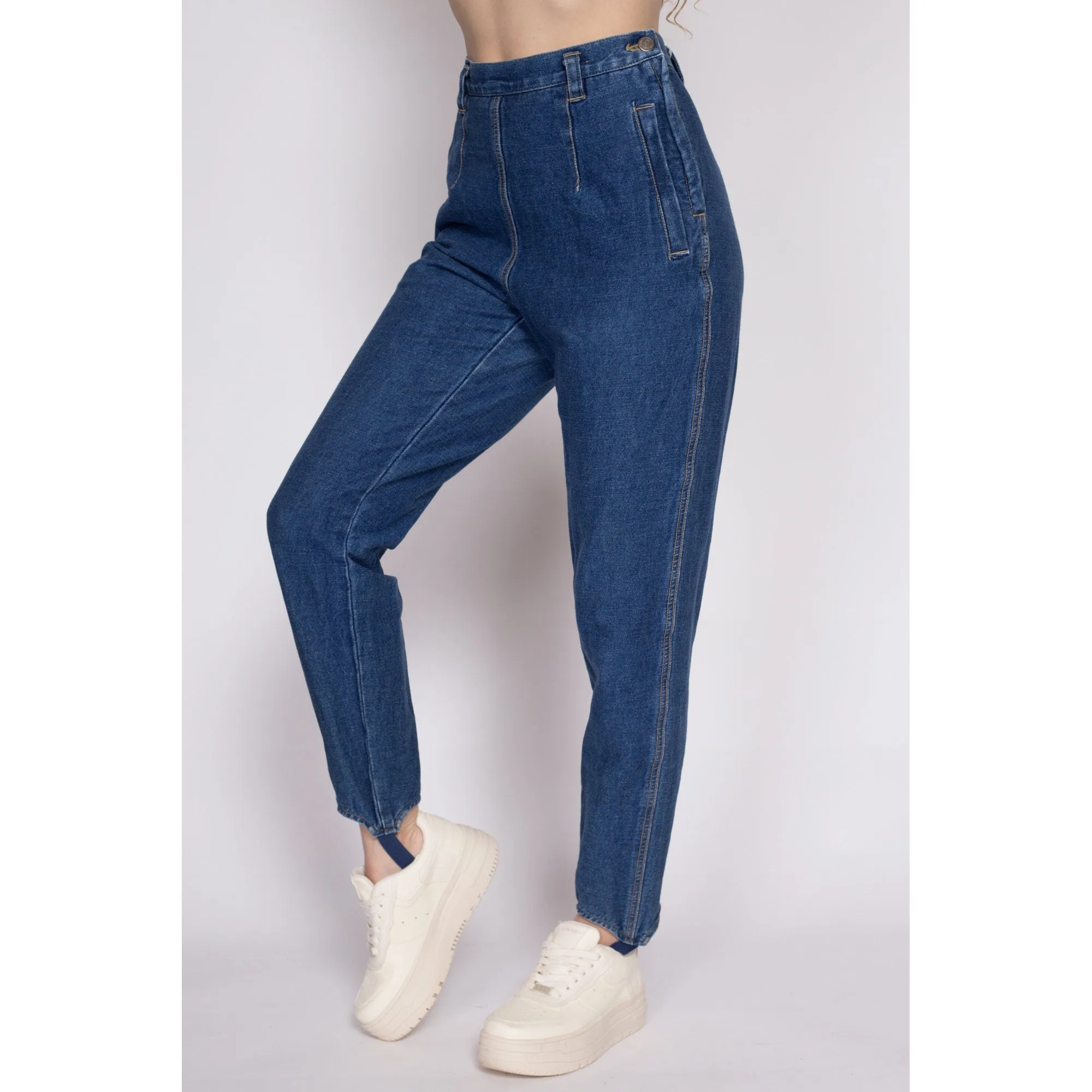 90s Lizwear Stirrup Side Zip Jeans - Medium, 28"