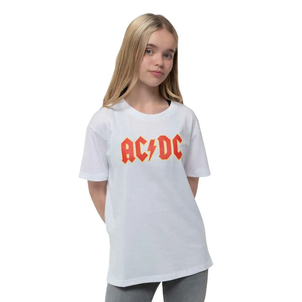 AC/DC Childrens/Kids Logo T-Shirt