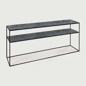 Aged Sofa Console - Charcoal