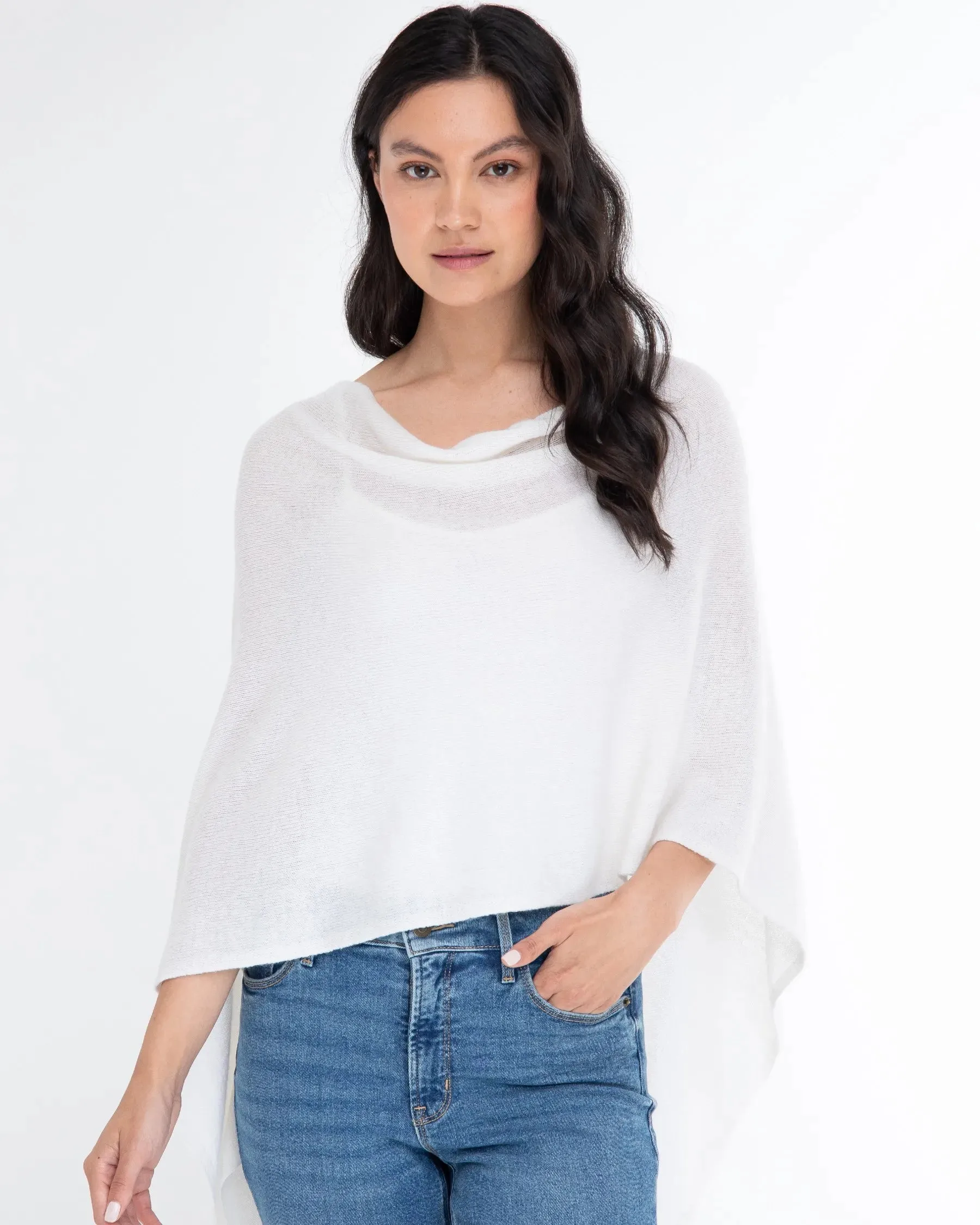 Alashan | 100% Cashmere | Dress Topper Poncho | Women's