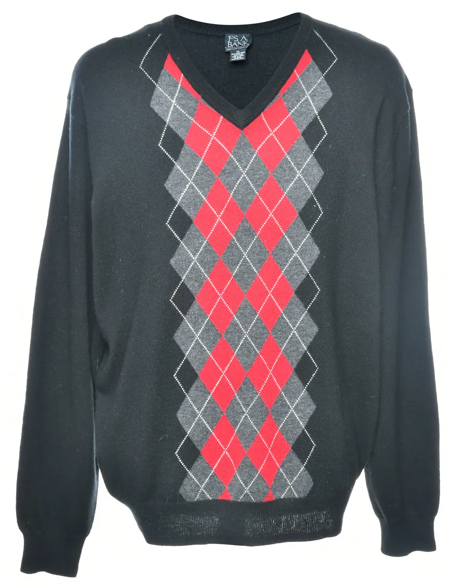 Argyle Jumper - XL