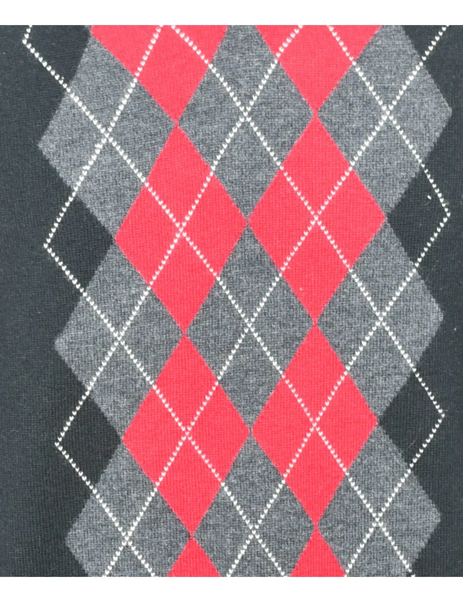 Argyle Jumper - XL