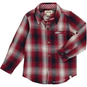 Atwood Red/Navy Plaid Woven Shirt - Select Size