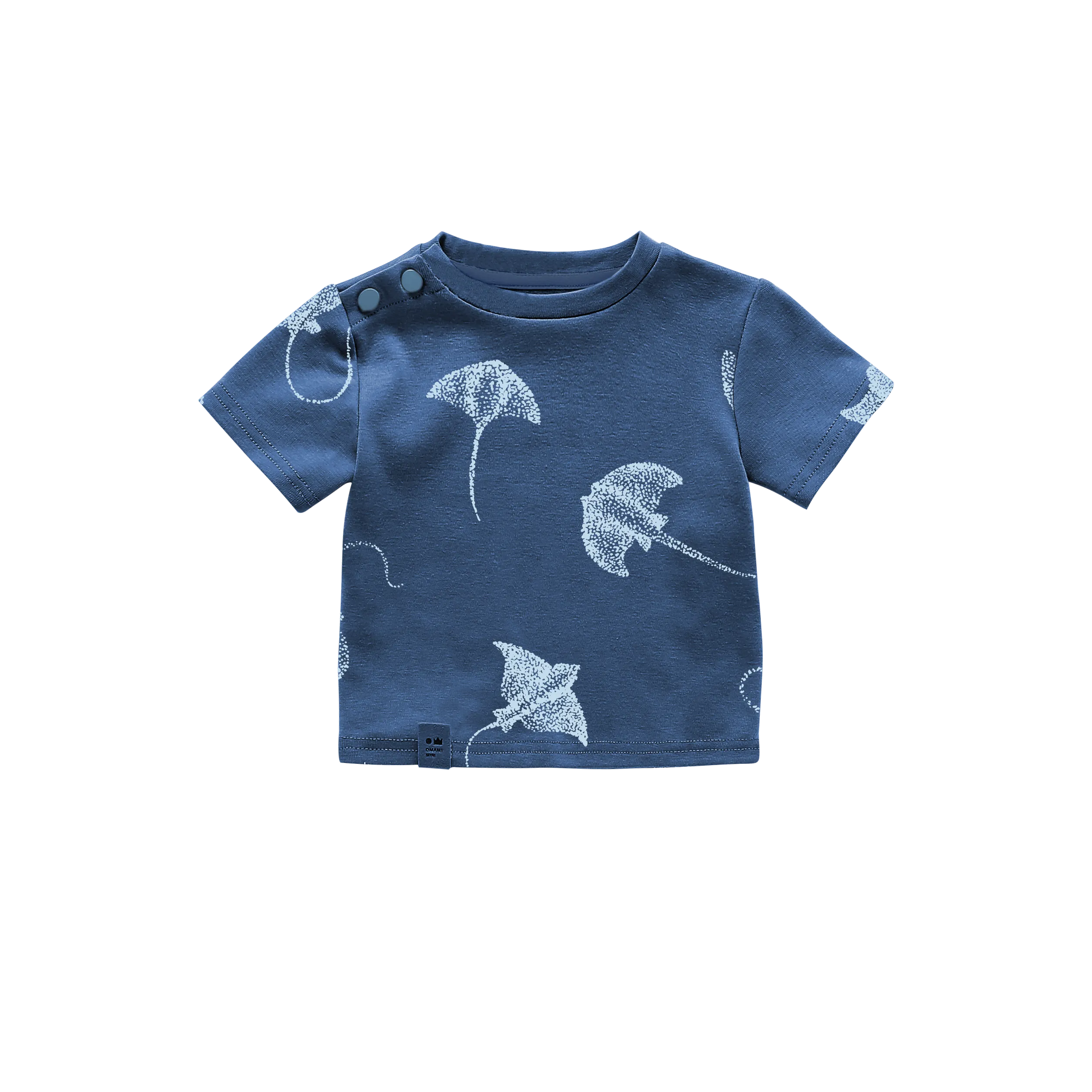 Baby Boxy T-Shirt | Navy