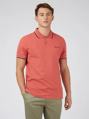 BEN SHERMAN Signature Polo Shirt - Raspberry