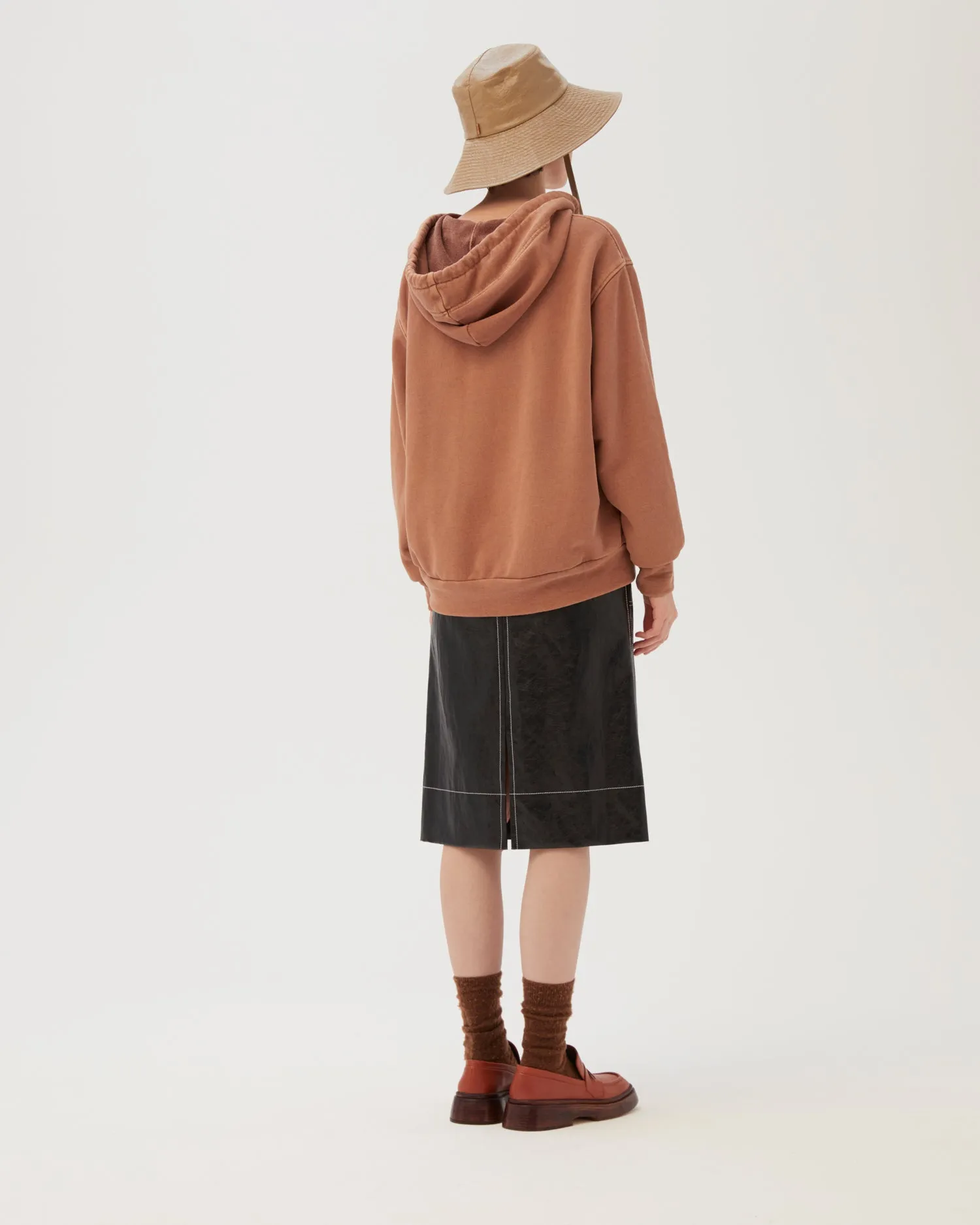 Benny Hoodie Mountain Organic Cotton Brown