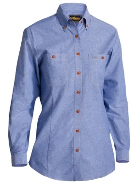 Bisley Womens Chambray Shirt L/S