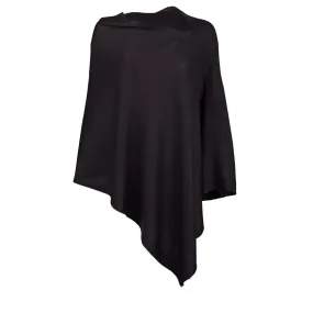 Black Chelsea Poncho - Personalized