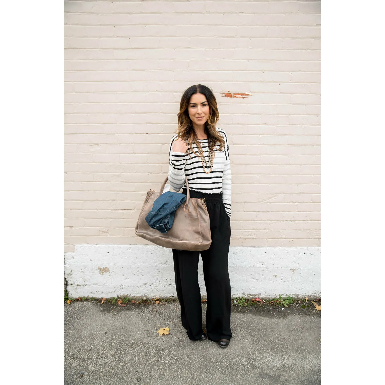 Black Striped Shirt