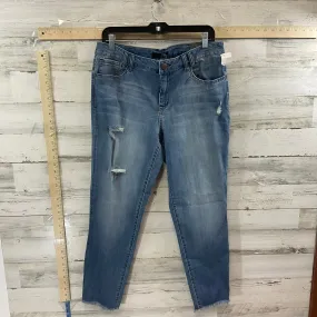 Blue Denim Jeans Skinny 1822 Denim, Size 16