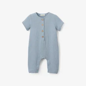 Blue Muslin Jumpsuit