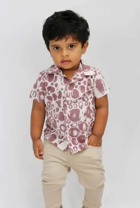 Boys Donald Shirt - Berry Purple