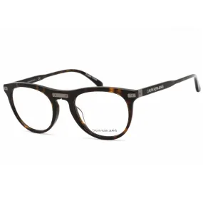 Calvin Klein Jeans Unisex Eyeglasses - Dark Tortoise Round Plastic | CKJ20514 235