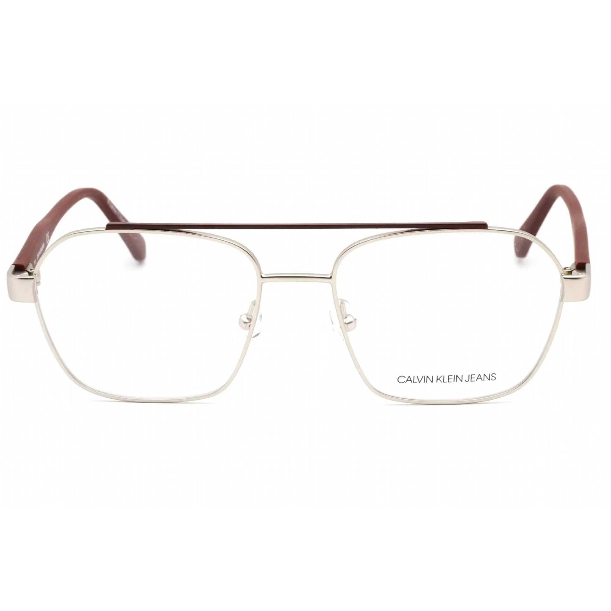 Calvin Klein Jeans Unisex Eyeglasses - Silver/Cargo Frame | CKJ19301 046