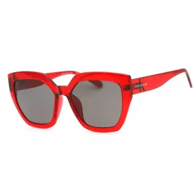 Calvin Klein Jeans Women's Sunglasses - Crystal Red Cat Eye Frame | CKJ18509SA 600