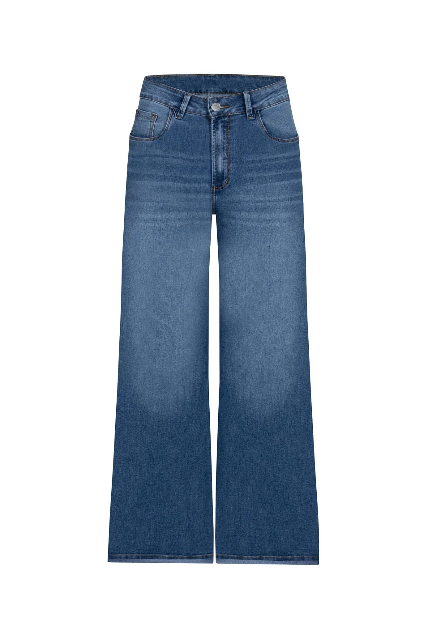 Cammy High Rise Wide Leg Denim Jeans