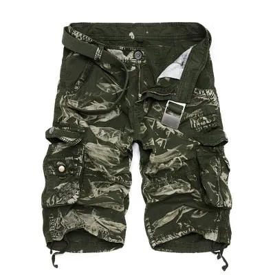 Camouflage Camo Cargo Shorts Men 2019 New Mens Casual Shorts