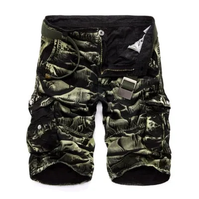 Camouflage Camo Cargo Shorts Men 2019 New Mens Casual Shorts