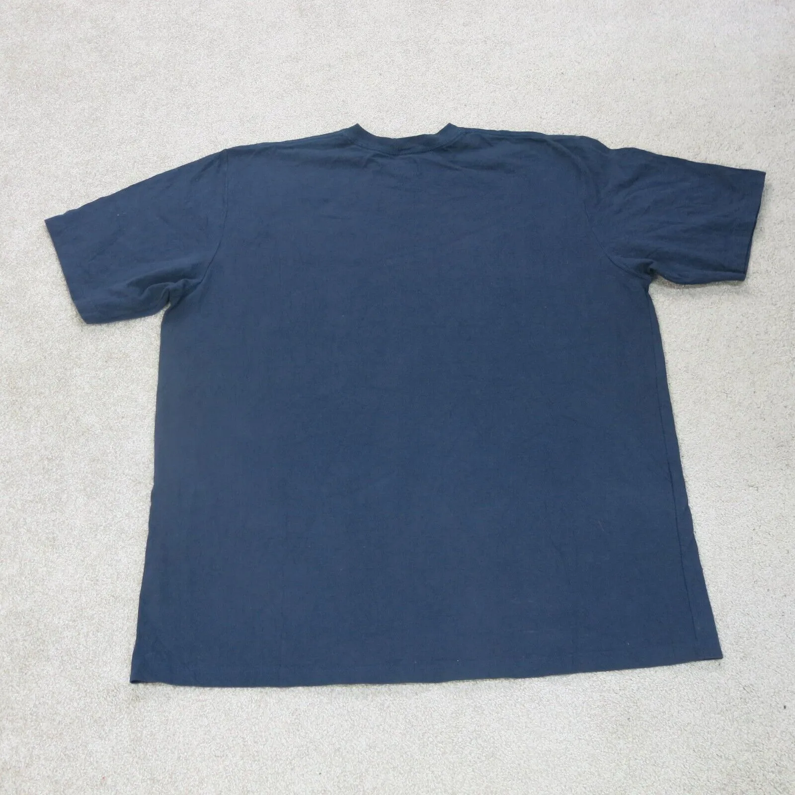 Carhartt Shirt Men 2XL Blue Crew Neck Tee Pullover Short Sleeve Original Fit