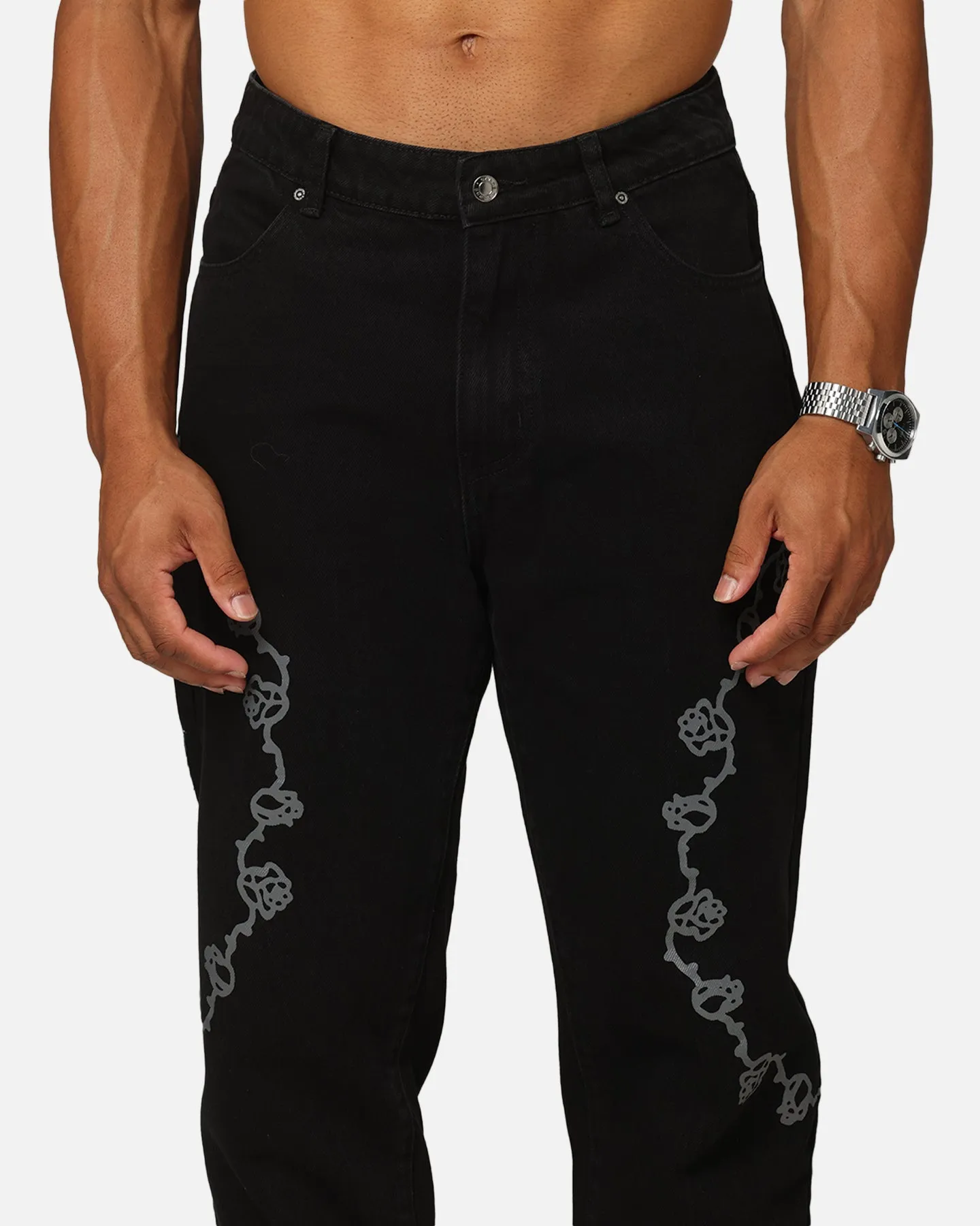 Carre Rosebowl Jeans Black Denim