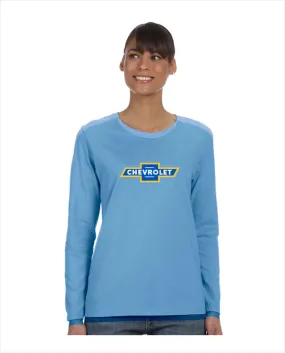 CHEVROLET 1940'S Ladies' 5.3 oz. Gildan Heavy Cotton Missy Fit Long-Sleeve T-Shirt