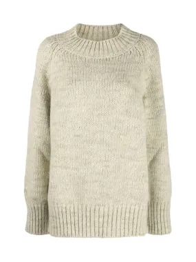 Chunky-knit jumper