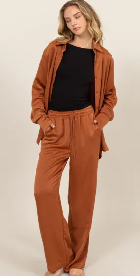 Cora Relaxed Drawstring Waist Pants