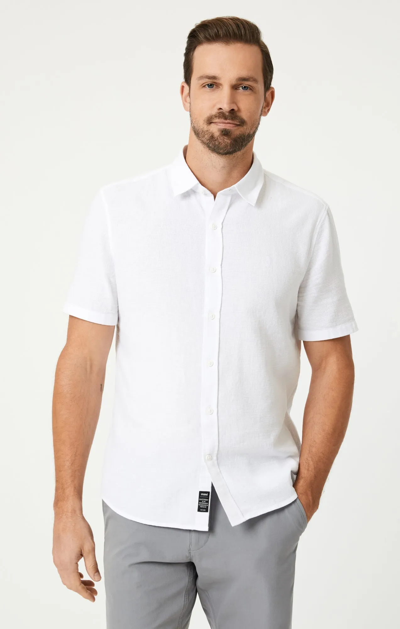 Cotton Gauze Short Sleeve Shirt