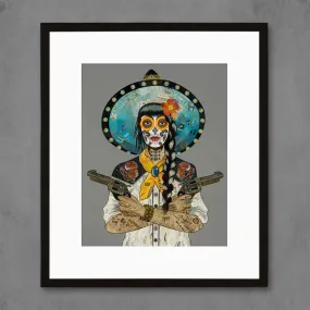 COWGIRL (BISON) limited edition paper print