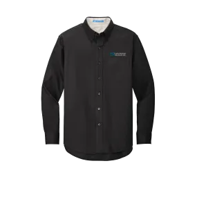 CSI Catastrophe Specialist, Inc Silk Touch™ Long Sleeve Easy Care Shirt - Black