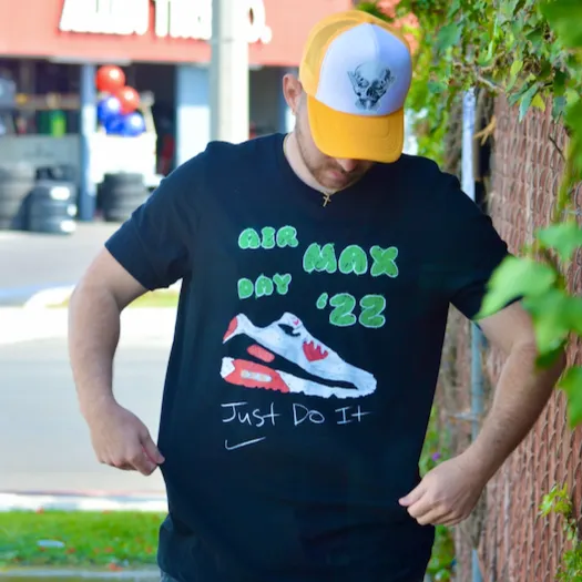 Custom NTWRK Air Max Day Chalk T-Shirt