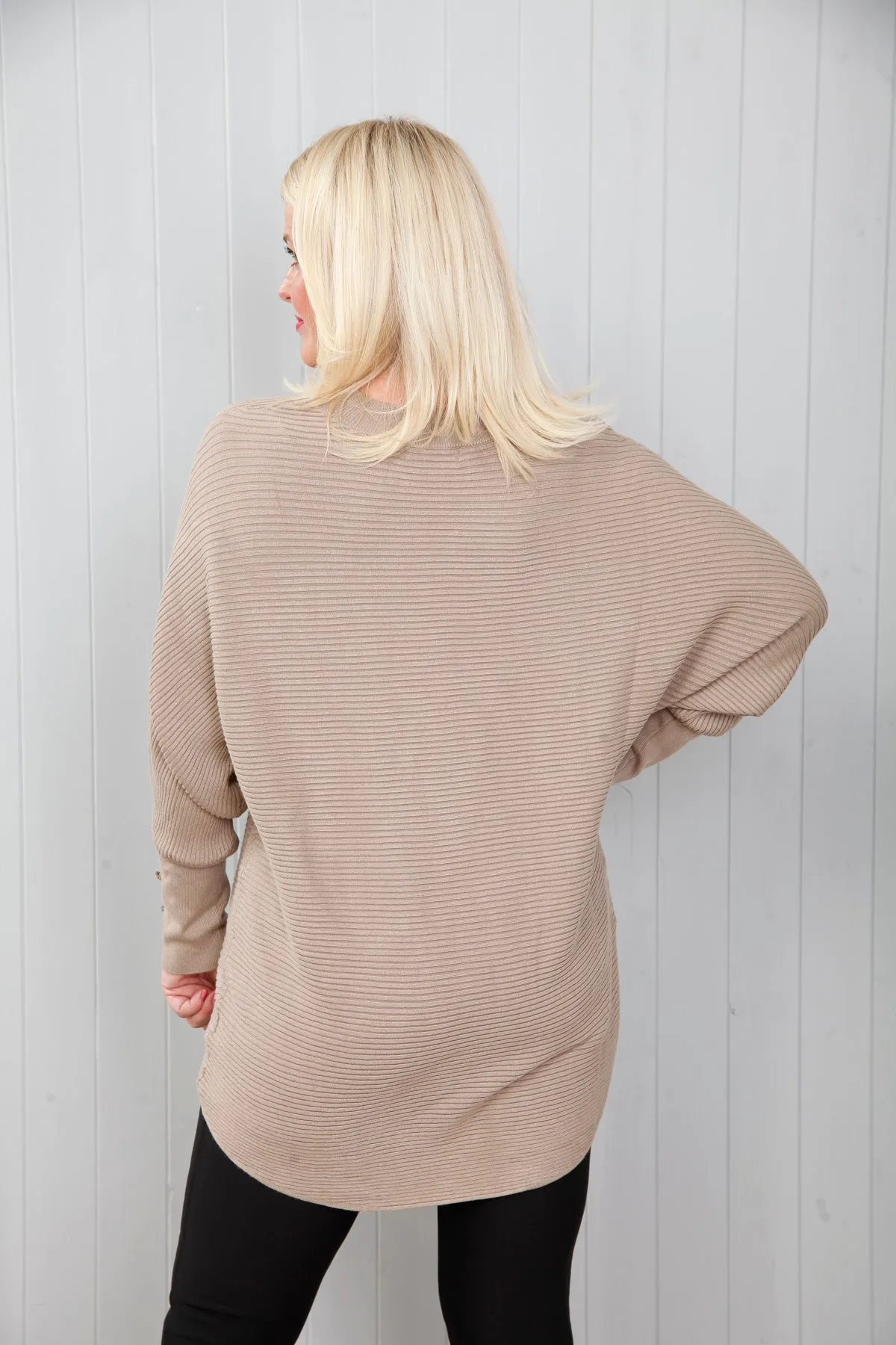 Desiree Diamante Jumper Beige