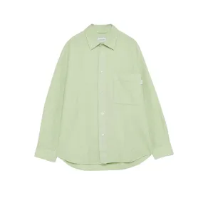 Dropped Shirt Amish Organic Waffle Dyed - Pale Green