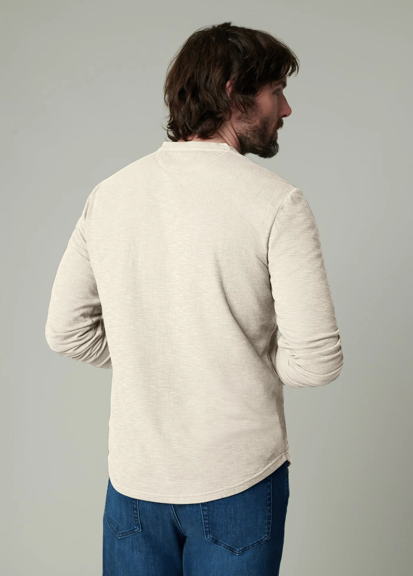 DWIGHT DOUBLE-FACE HENLEY