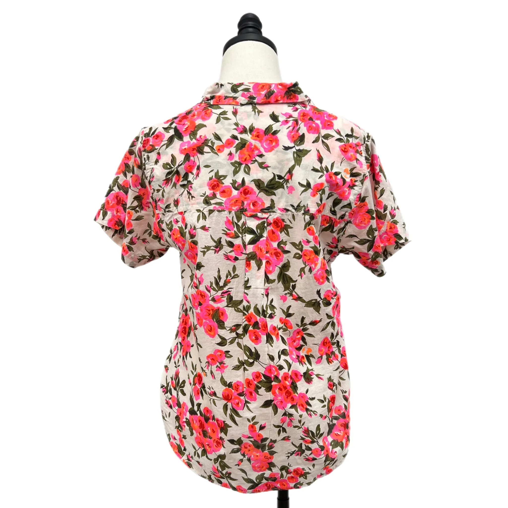 Dylan Camp Shirt - Hot Pink Floral