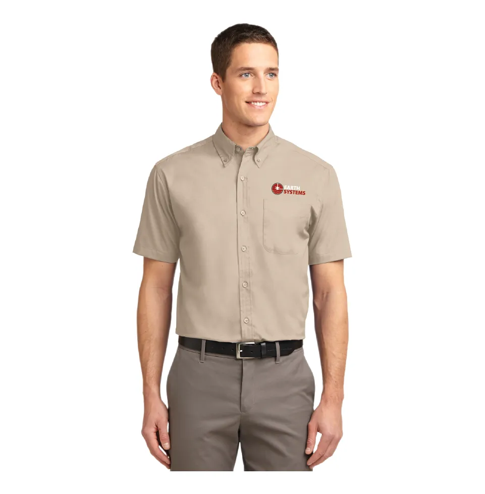 Earth Systems - Men's Short Sleeve Easy Care Shirt