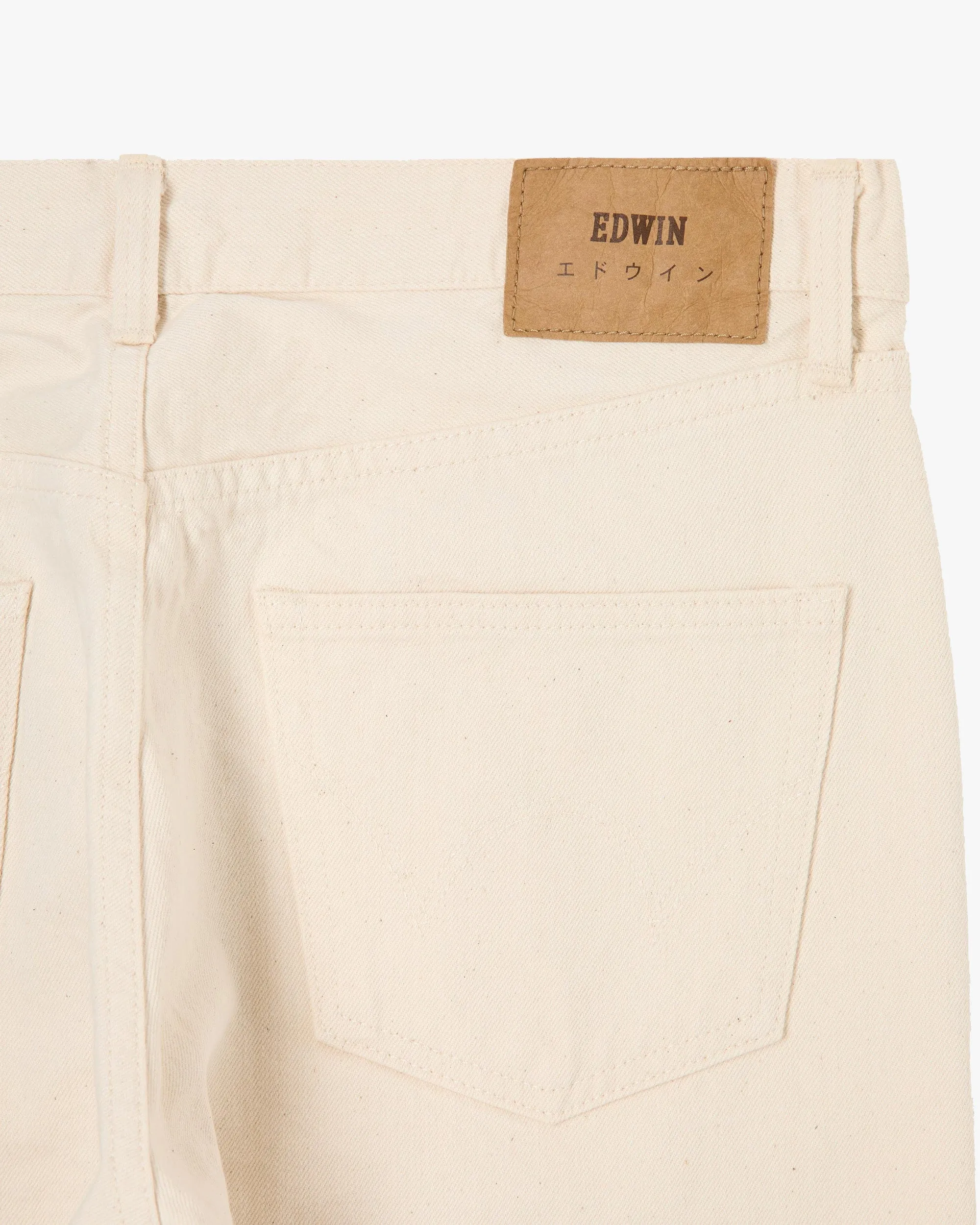 Edwin Made In Japan Regular Tapered Mens Jeans - 13oz Nihon Menpu Natural Red Selvage Denim / Rinsed