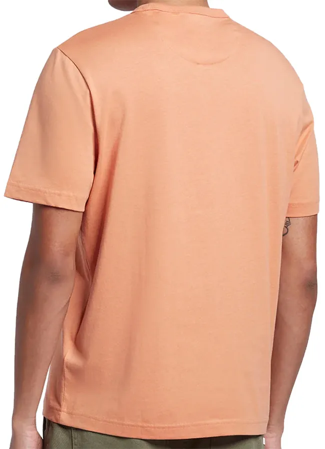 Farah Mens Danny Organic Cotton T Shirt Mandarin