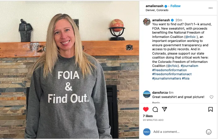 FOIA & Find Out Crew Sweatshirt