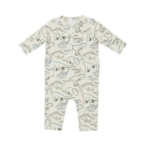 French Terry Romper - Artsy Dinos