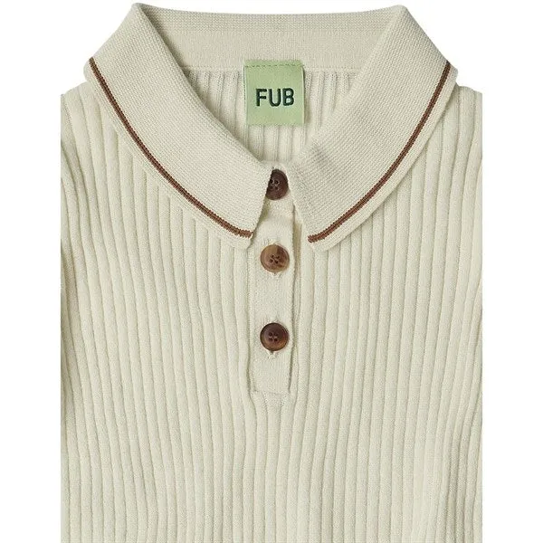 FUB Ecru Polo T-shirt