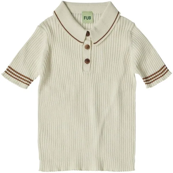 FUB Ecru Polo T-shirt