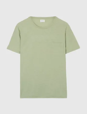 Gant Rugger Organic Slub T-Shirt - Linden Green