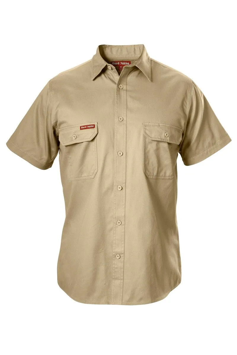 Hard Yakka Mens S/S Drill Shirt