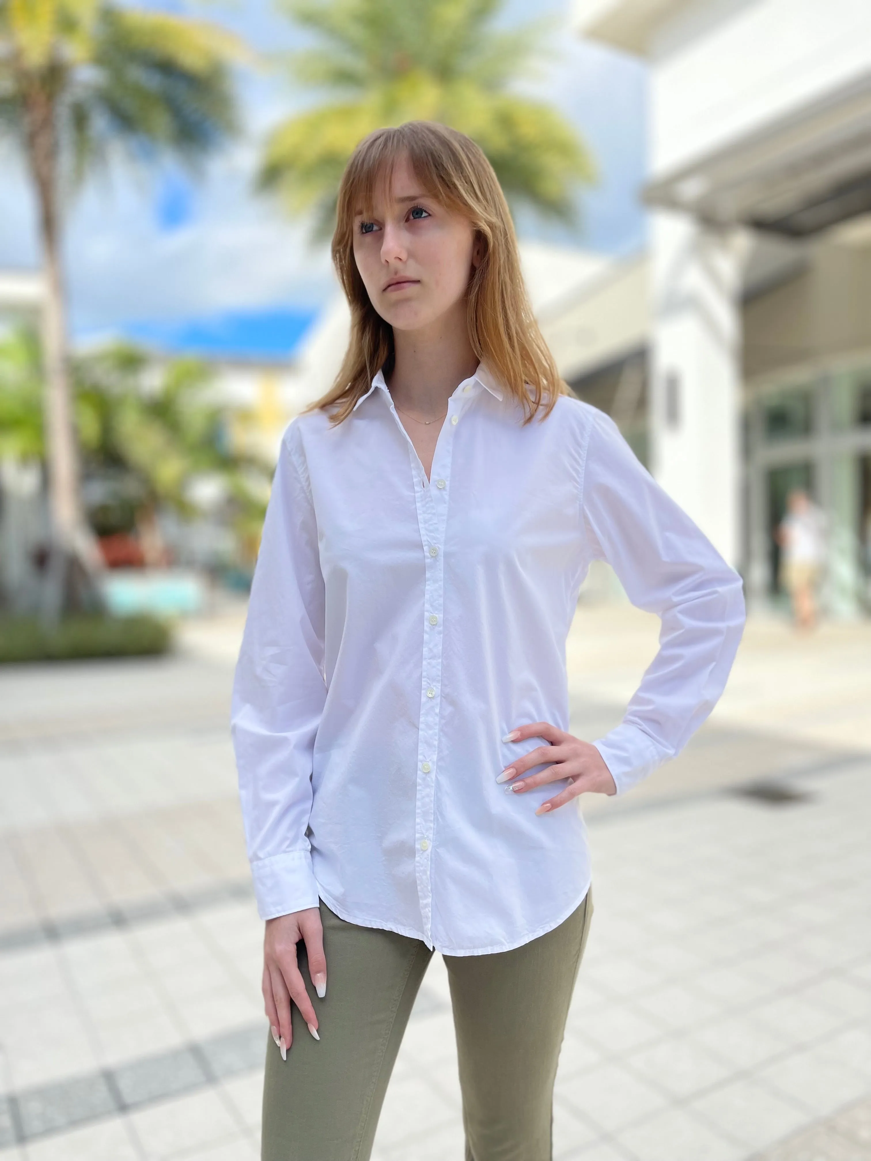 Hartford Corazon Woman Woven Shirt White