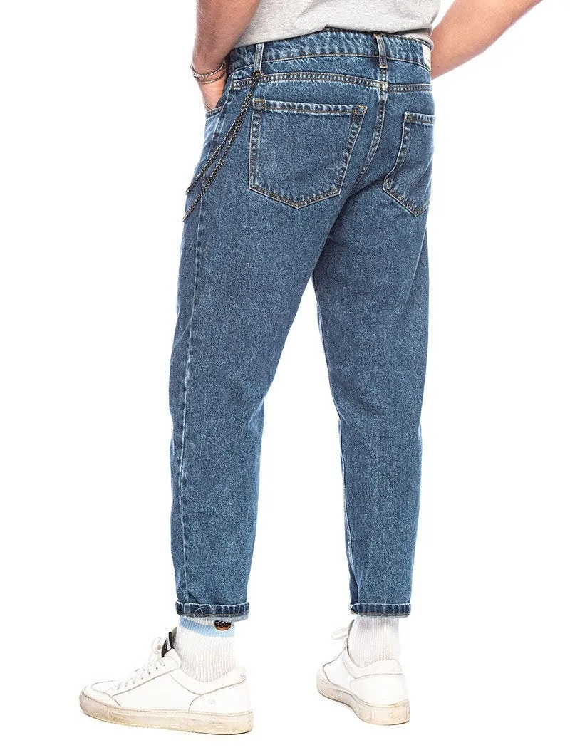 HECTOR STRAIGHT JEANS IN BLUE DENIM