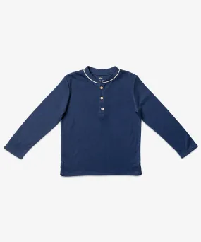 Henley T-Shirt, Navy