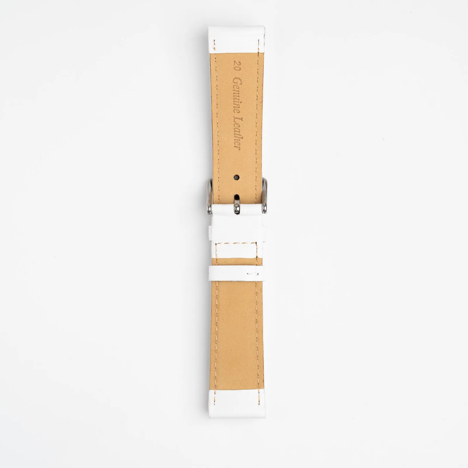 Henley White Watch Strap