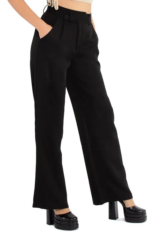 High Waist Flared Pants